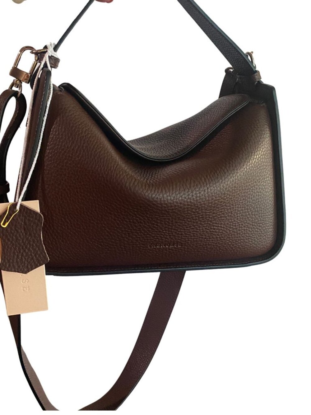 The Horse Clementine Bag Coffee Brown Leather with Adjustable Crossbody - Picture 13 of 13